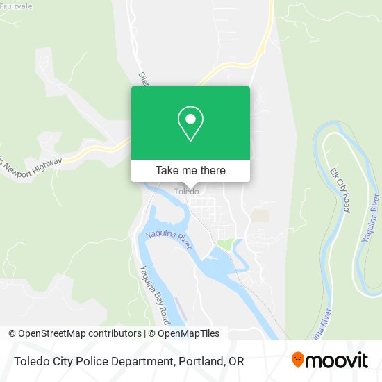 Toledo City Police Department map