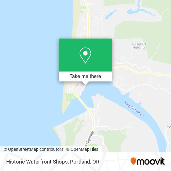 Historic Waterfront Shops map