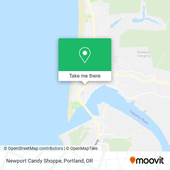 Newport Candy Shoppe map
