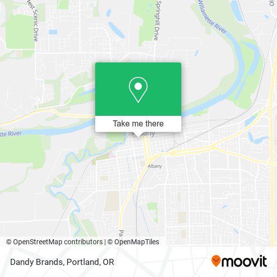 Mapa de Dandy Brands
