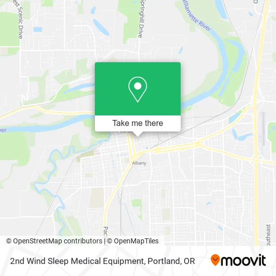 Mapa de 2nd Wind Sleep Medical Equipment