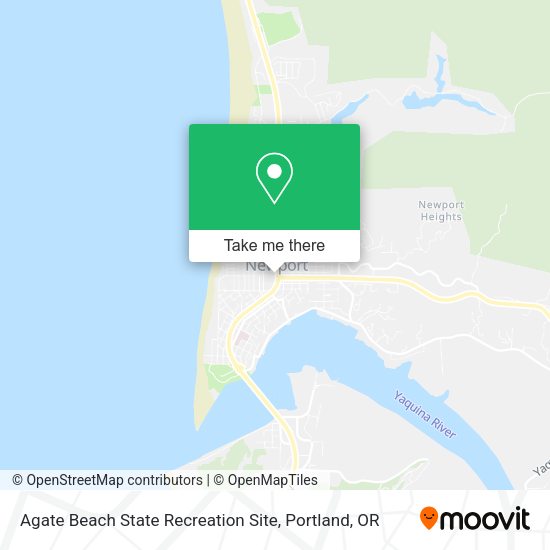 Agate Beach State Recreation Site map