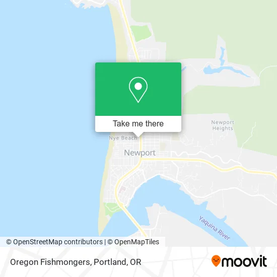 Oregon Fishmongers map