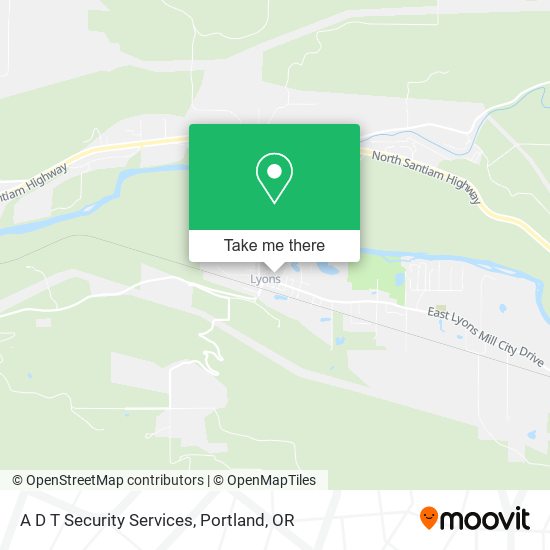 A D T Security Services map