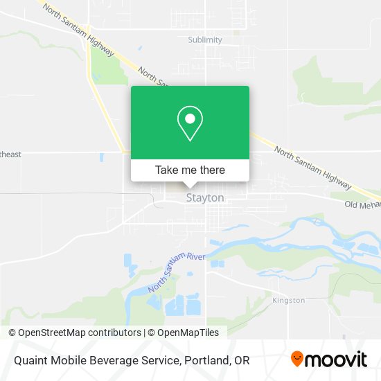 Quaint Mobile Beverage Service map