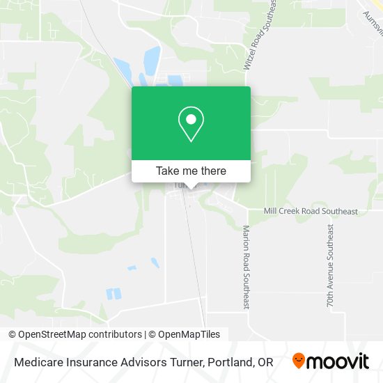 Mapa de Medicare Insurance Advisors Turner