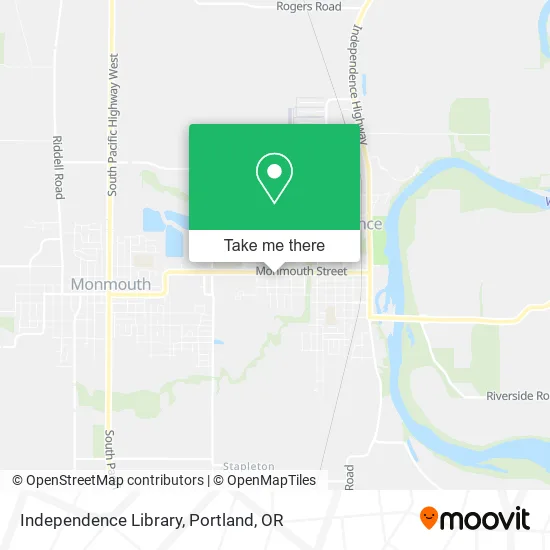Mapa de Independence Library
