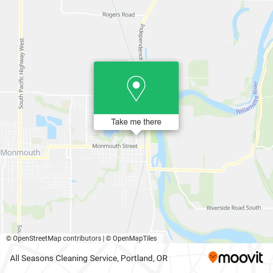 Mapa de All Seasons Cleaning Service