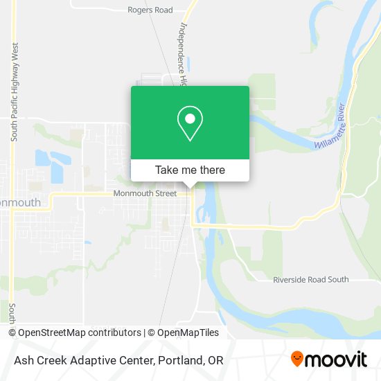 Ash Creek Adaptive Center map