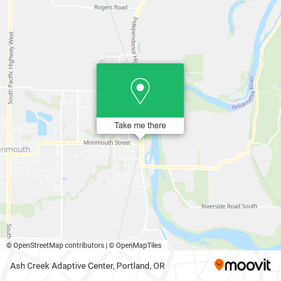 Ash Creek Adaptive Center map