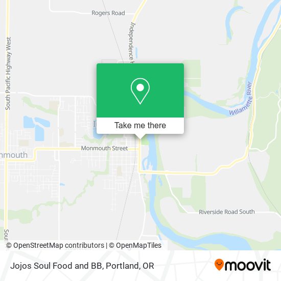 Mapa de Jojos Soul Food and BB