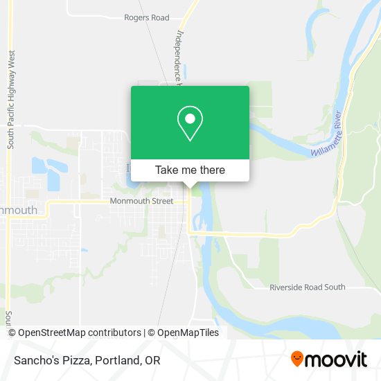 Mapa de Sancho's Pizza
