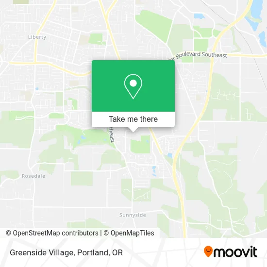 Greenside Village map