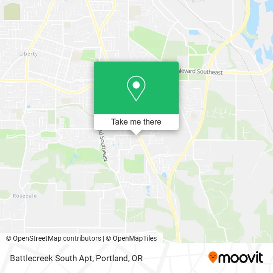 Battlecreek South Apt map