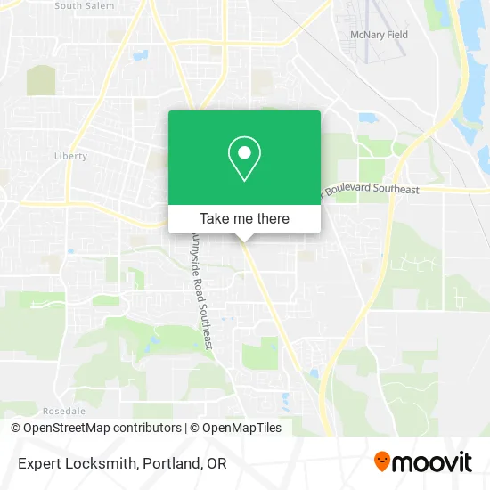 Expert Locksmith map