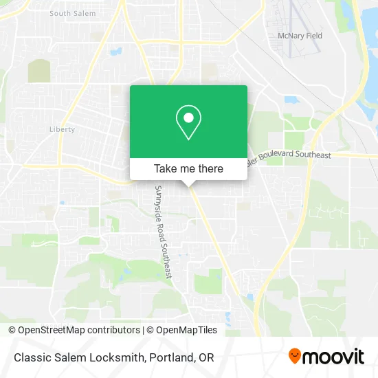 Mapa de Classic Salem Locksmith