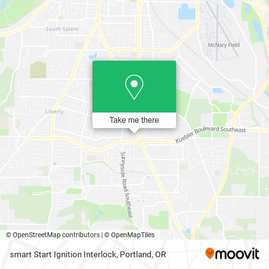 smart Start Ignition Interlock map