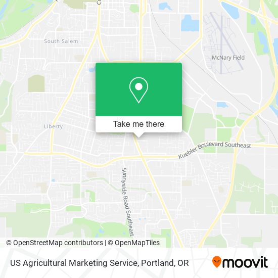 US Agricultural Marketing Service map
