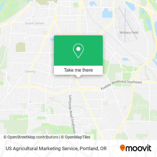 Mapa de US Agricultural Marketing Service