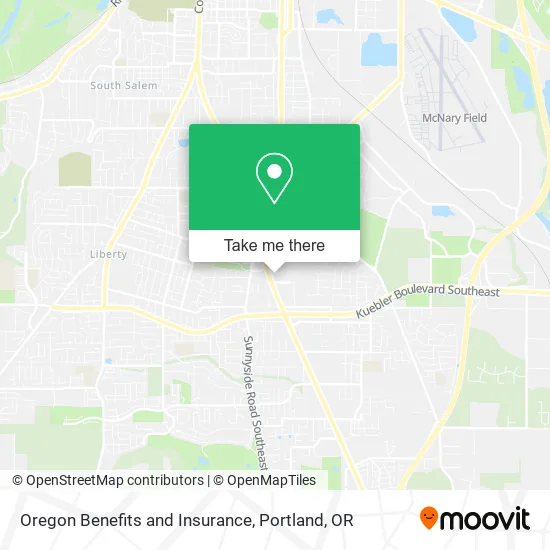 Mapa de Oregon Benefits and Insurance