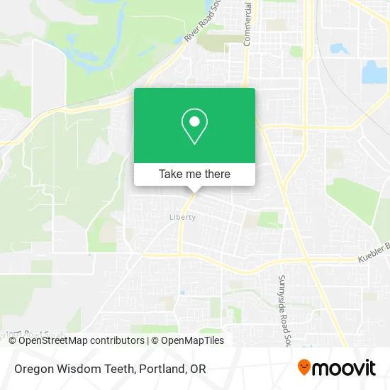 Oregon Wisdom Teeth map