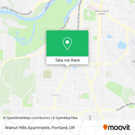 Walnut Hills Apartments map