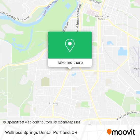Wellness Springs Dental map