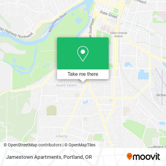 Mapa de Jamestown Apartments