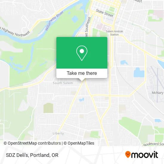 Mapa de SDZ Deli's