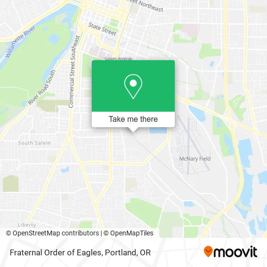 Mapa de Fraternal Order of Eagles