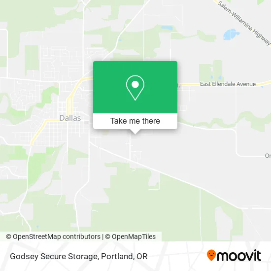 Godsey Secure Storage map