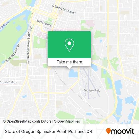 State of Oregon Spinnaker Point map