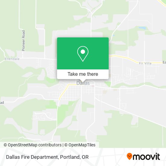 Dallas Fire Department map