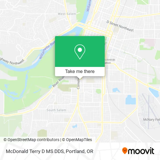 Mapa de McDonald Terry D MS DDS