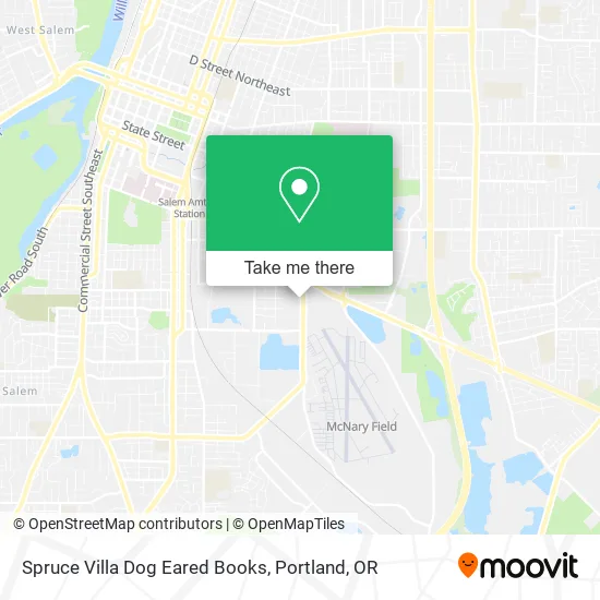 Mapa de Spruce Villa Dog Eared Books