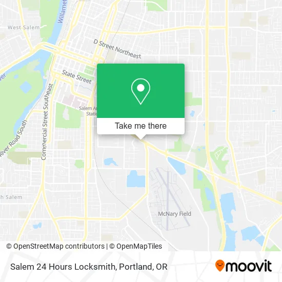 Mapa de Salem 24 Hours Locksmith