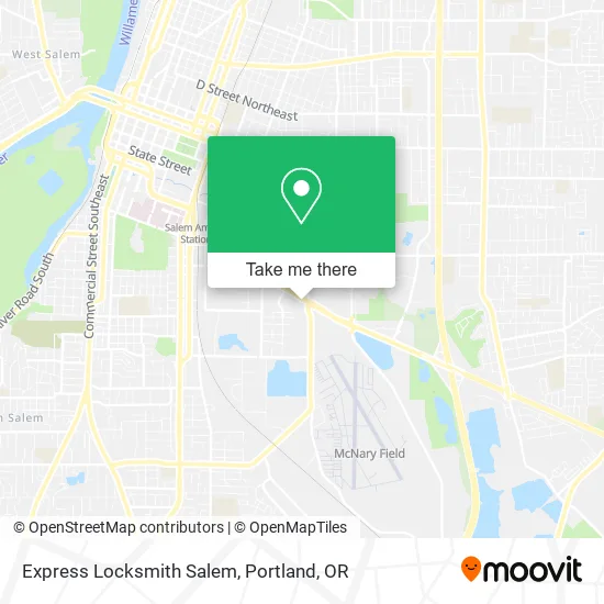 Mapa de Express Locksmith Salem
