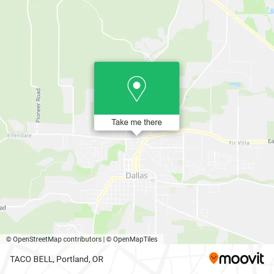Mapa de TACO BELL