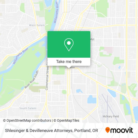 Shlesinger & Devilleneuve Attorneys map