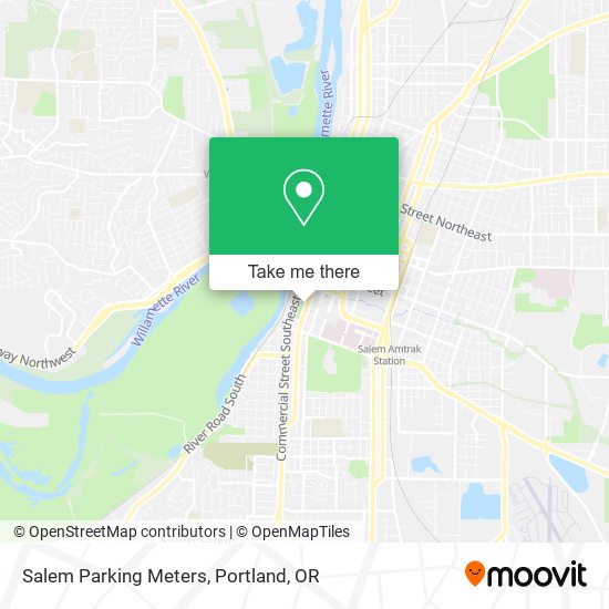 Salem Parking Meters map