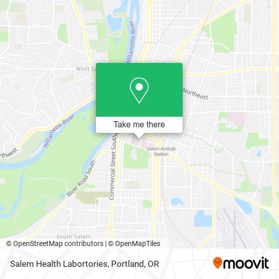 Salem Health Labortories map