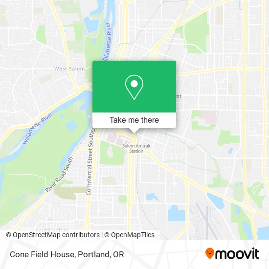 Mapa de Cone Field House