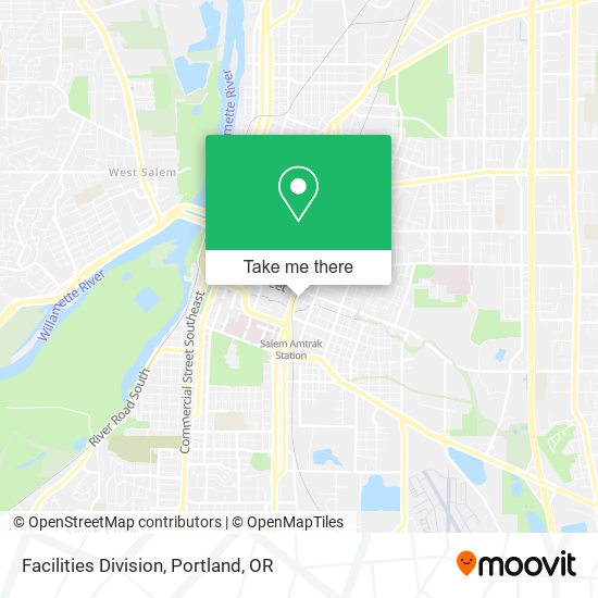 Mapa de Facilities Division