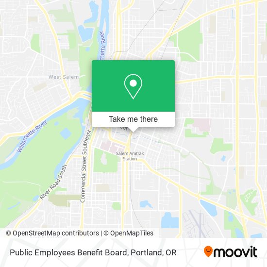 Public Employees Benefit Board map