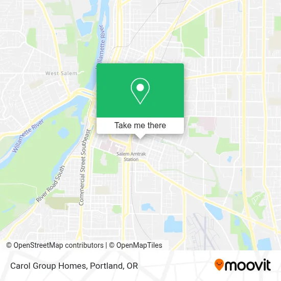 Carol Group Homes map