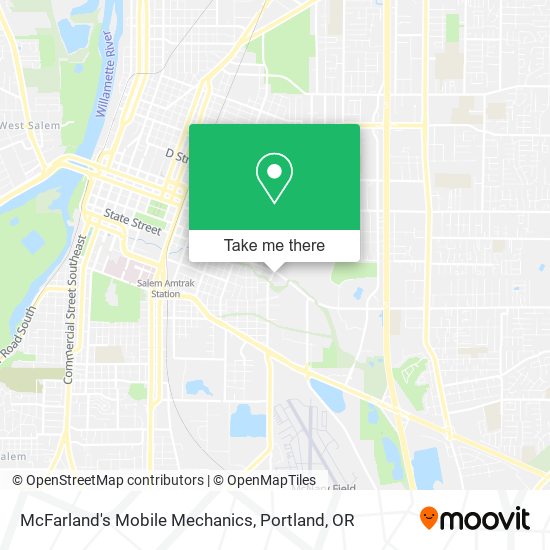 Mapa de McFarland's Mobile Mechanics