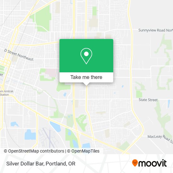 Mapa de Silver Dollar Bar