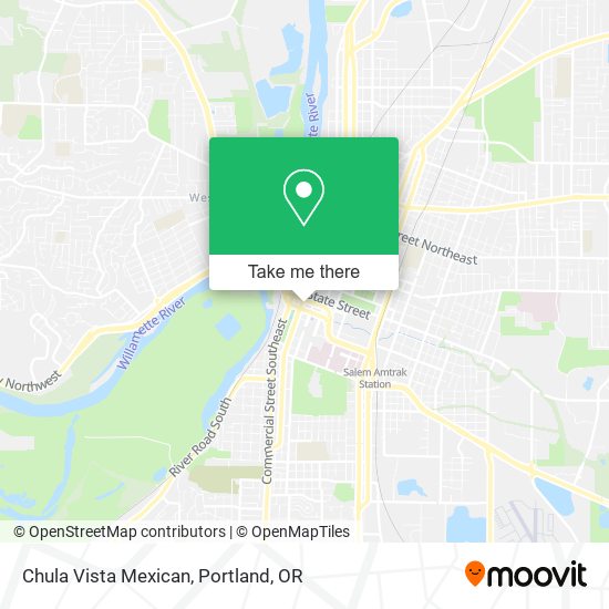 Chula Vista Mexican map