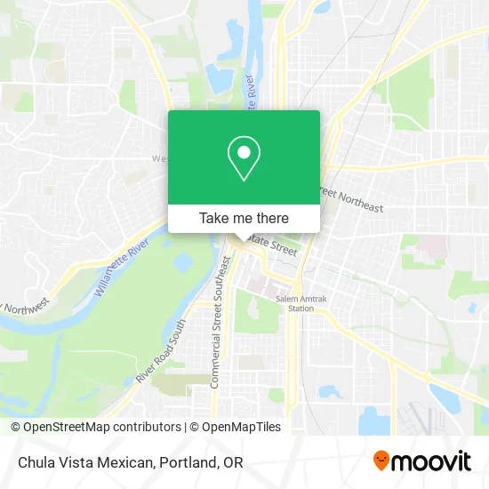 Chula Vista Mexican map