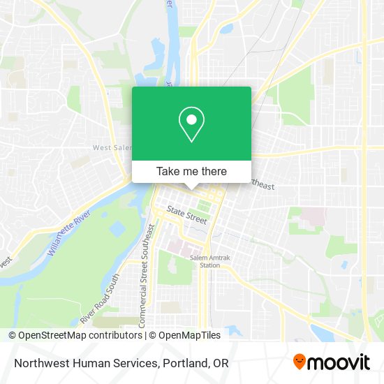 Northwest Human Services map